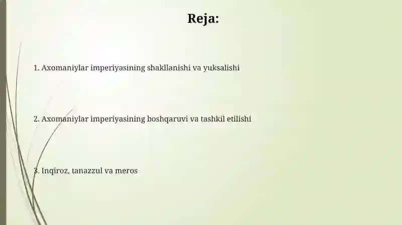 Ahamoniylar imperiyasining tashkil topishi 2