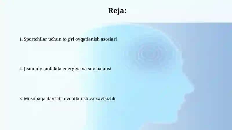 Oziqlanish gigiyenasining asoslari 2