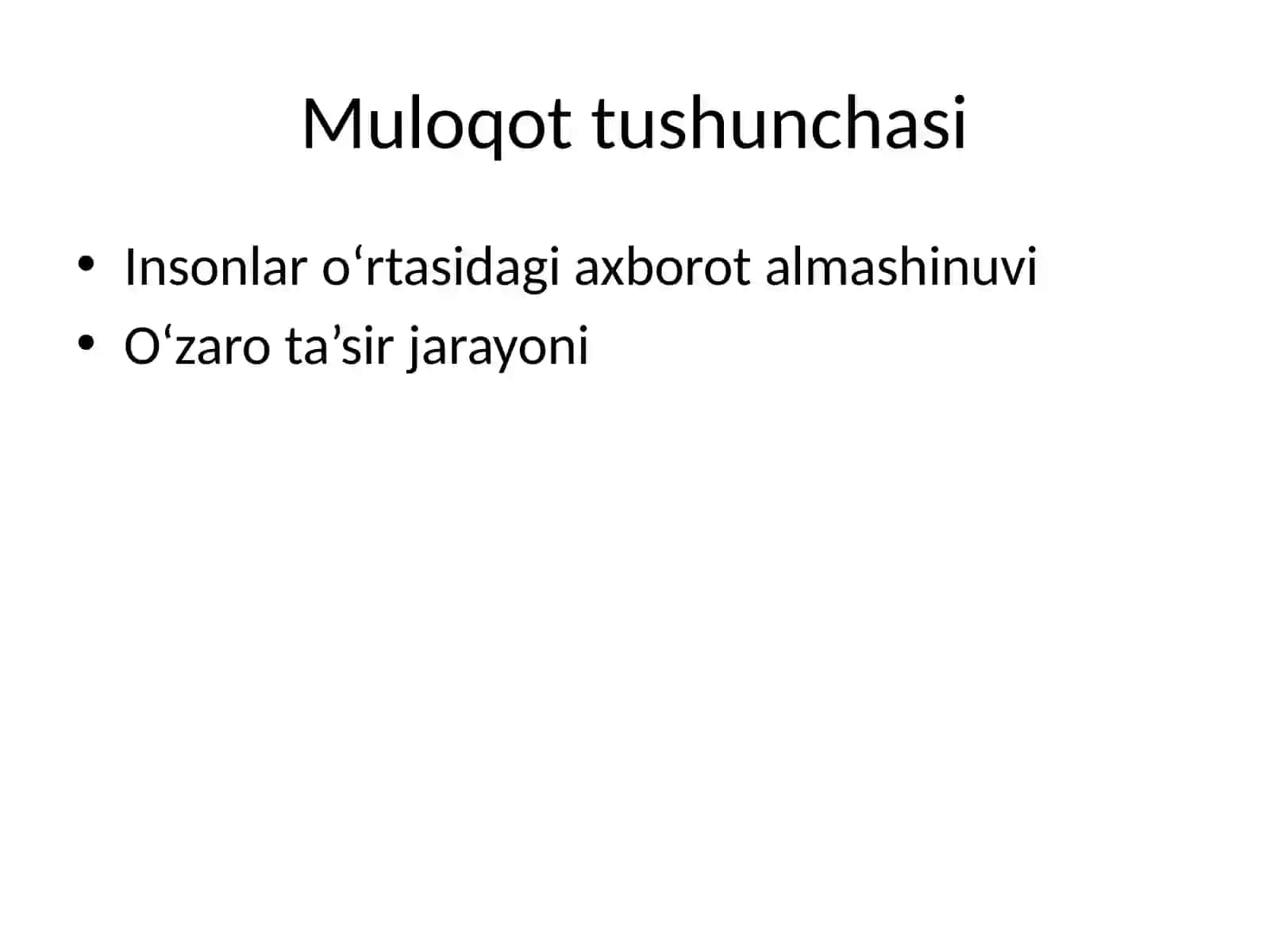 Muloqotning Psixologik va Ijtimoiy Muhimiyati 2