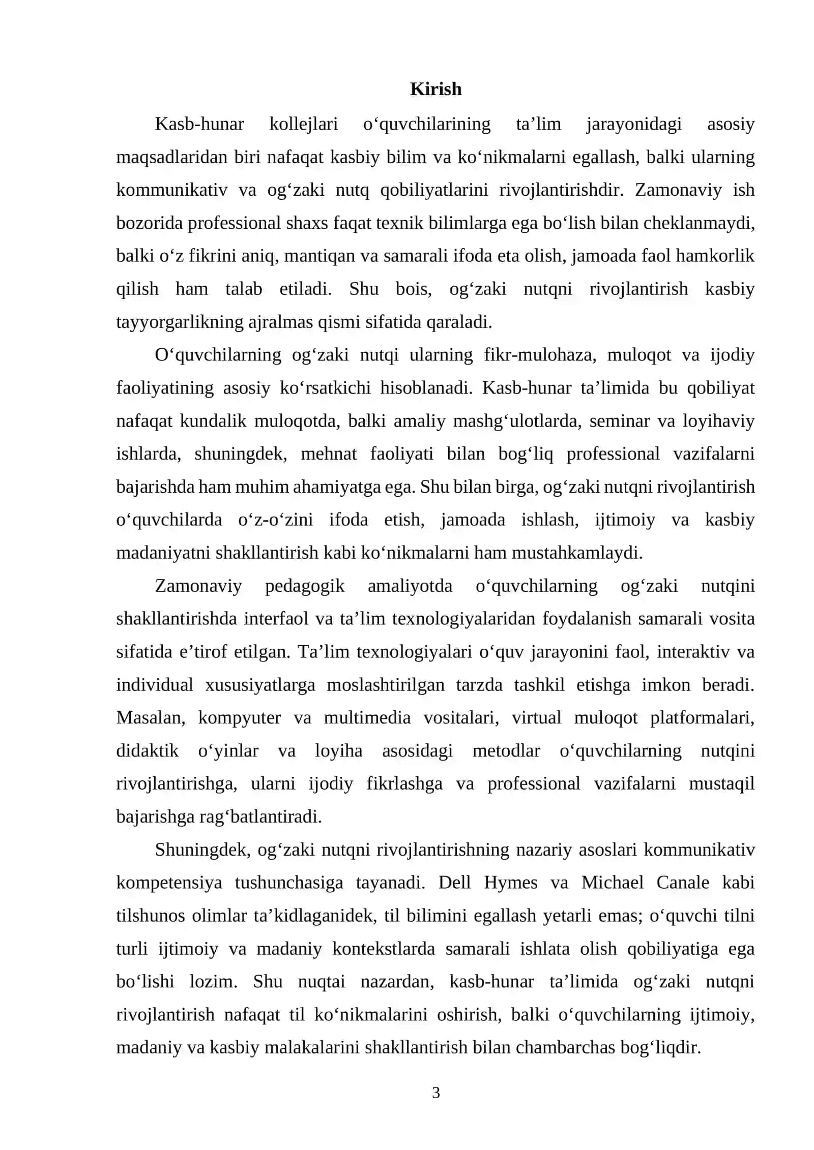 KASB HUNAR KOLLEJLARIDAOQUVCHILARNINH OGZAKI NUTQINI RIVOJLANISHIDA TALIM TEXNOLOGIYALARINING AHAMIYATI 2