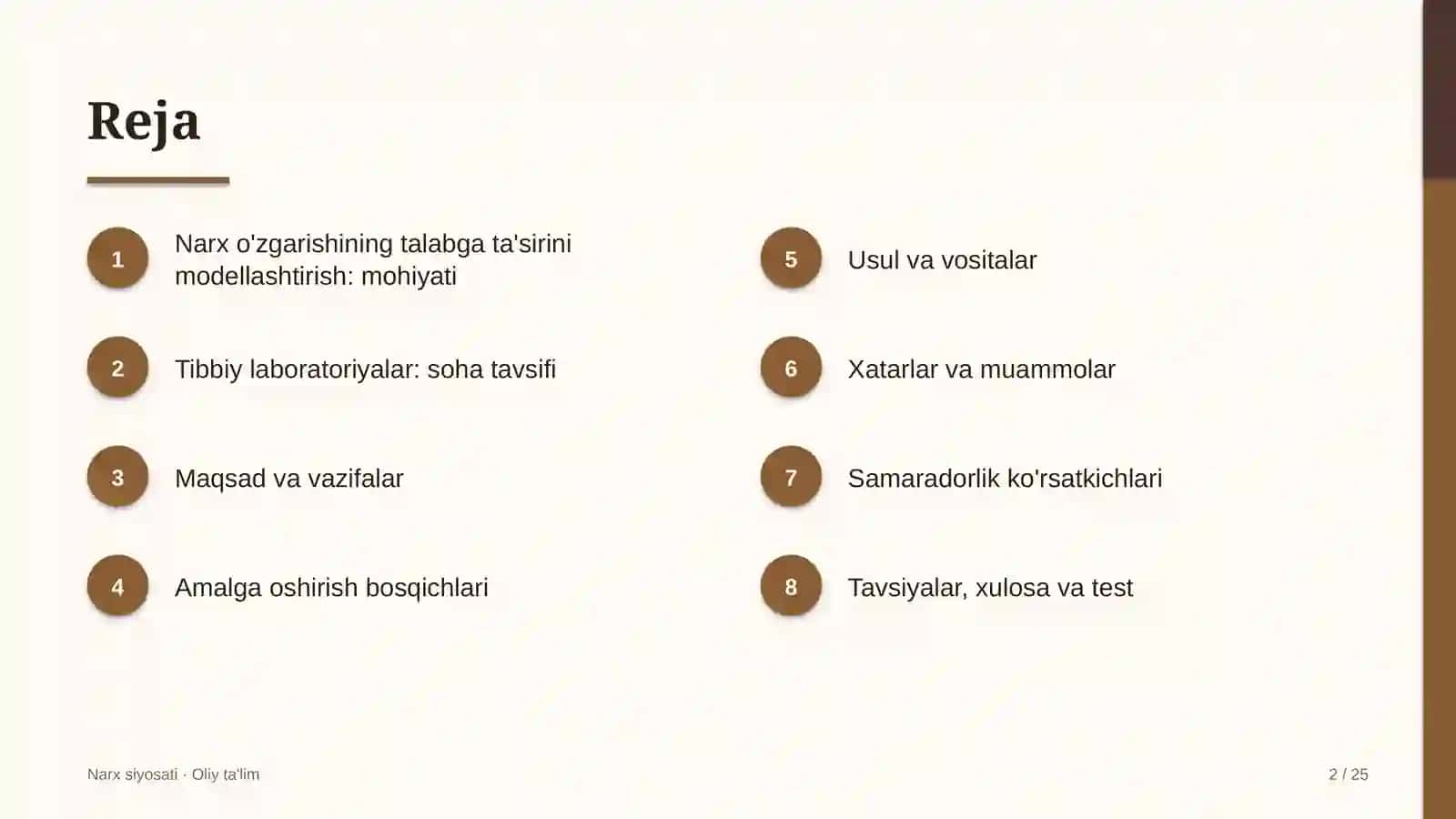 tibbiy laboratoriyalarda narx o'zgarishining talabga ta'sirini modellashtirish 5171 2