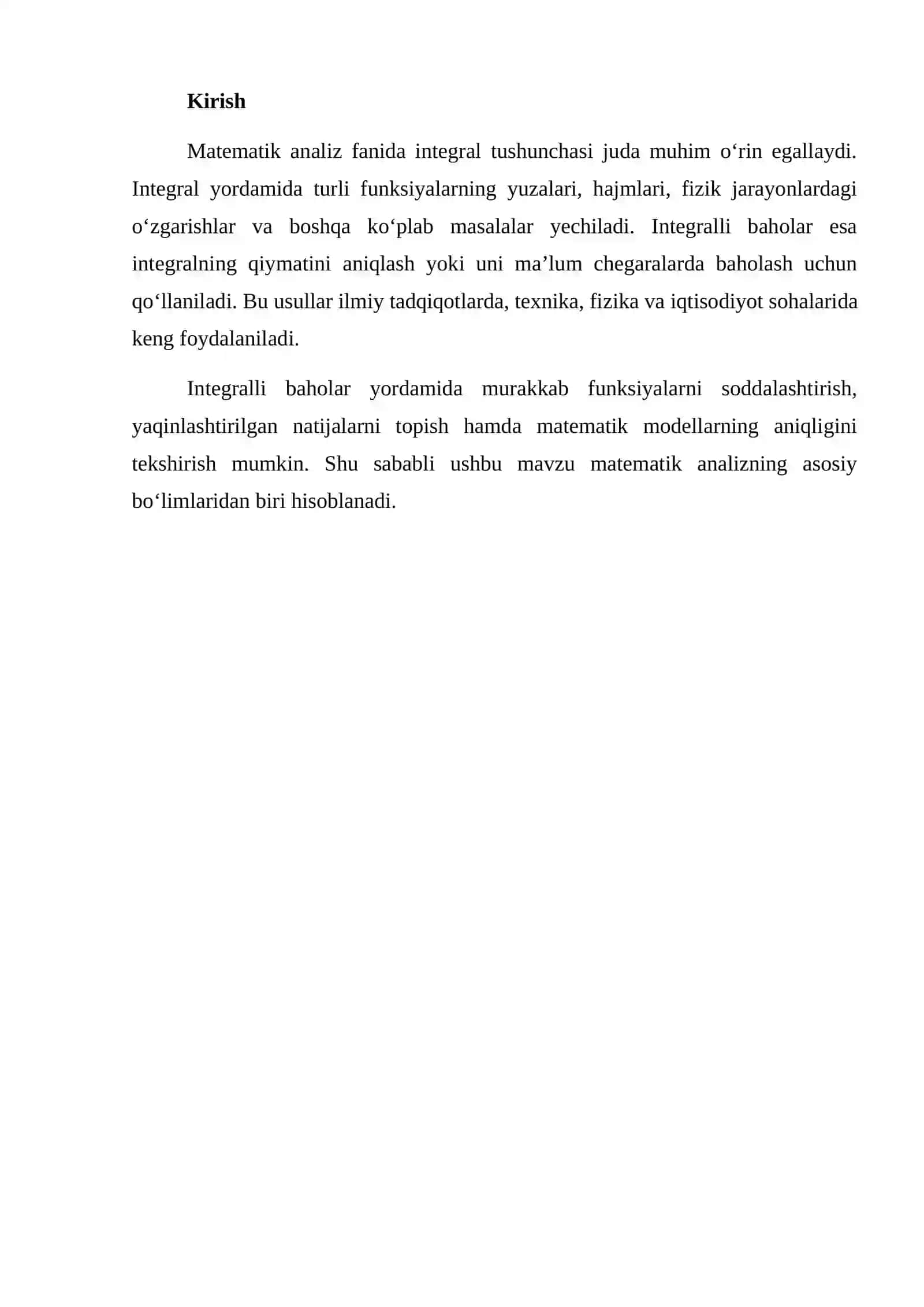 INTEGRALLI BAHOLAR 2