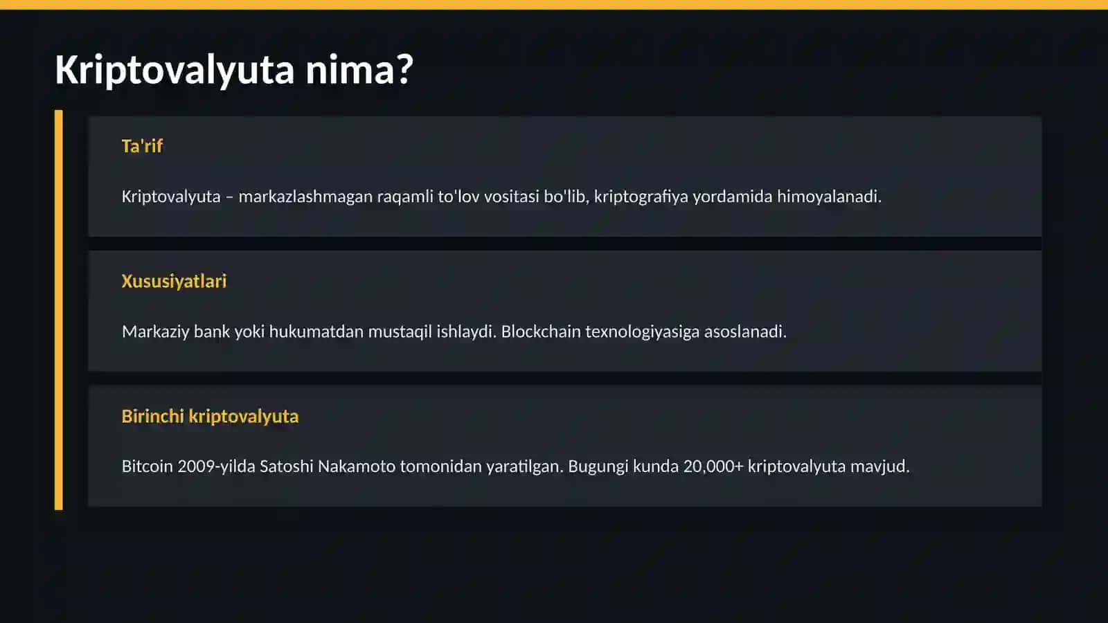 Kriptovalyutalar 2