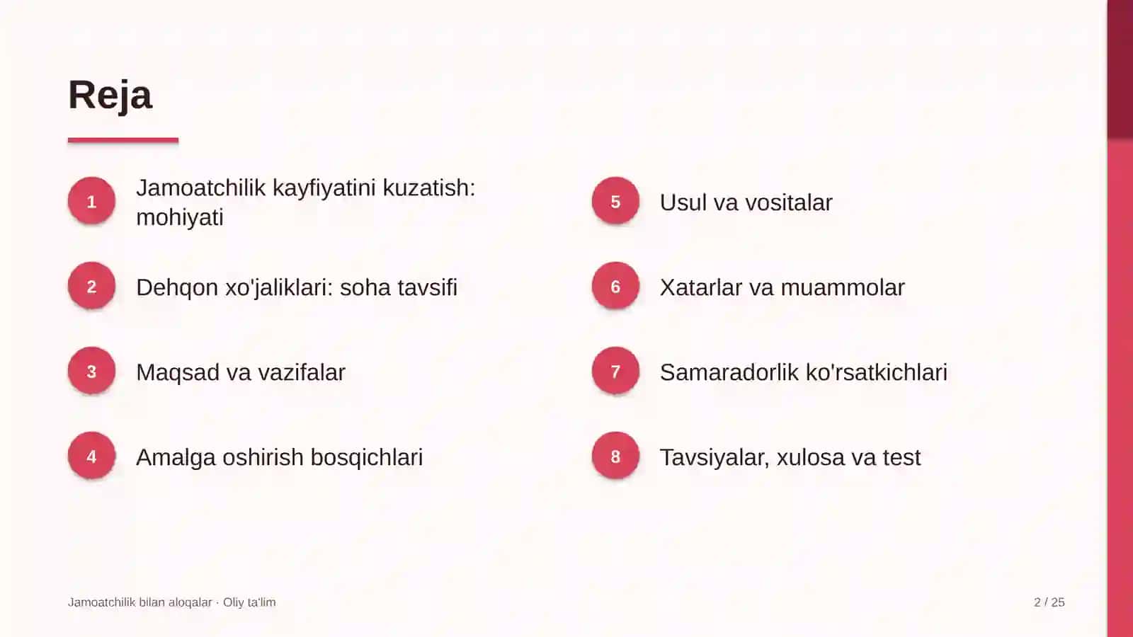 dehqon xo'jaliklarida jamoatchilik kayfiyatini kuzatib borish 7097 2