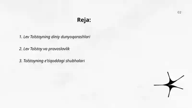 Lev Tolstoyning “Iqrornoma” asaridagi diniy eʼtiqodlarni tahlil etish 2