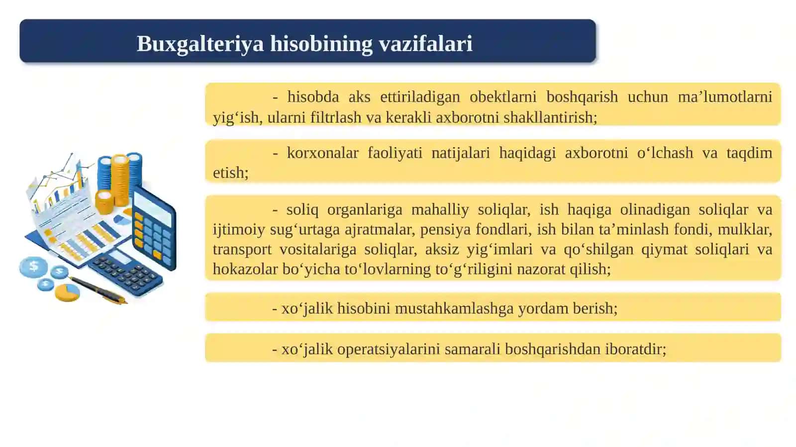 Buxgalteriya hisobi.Iqtisodiy rivojlanish 2