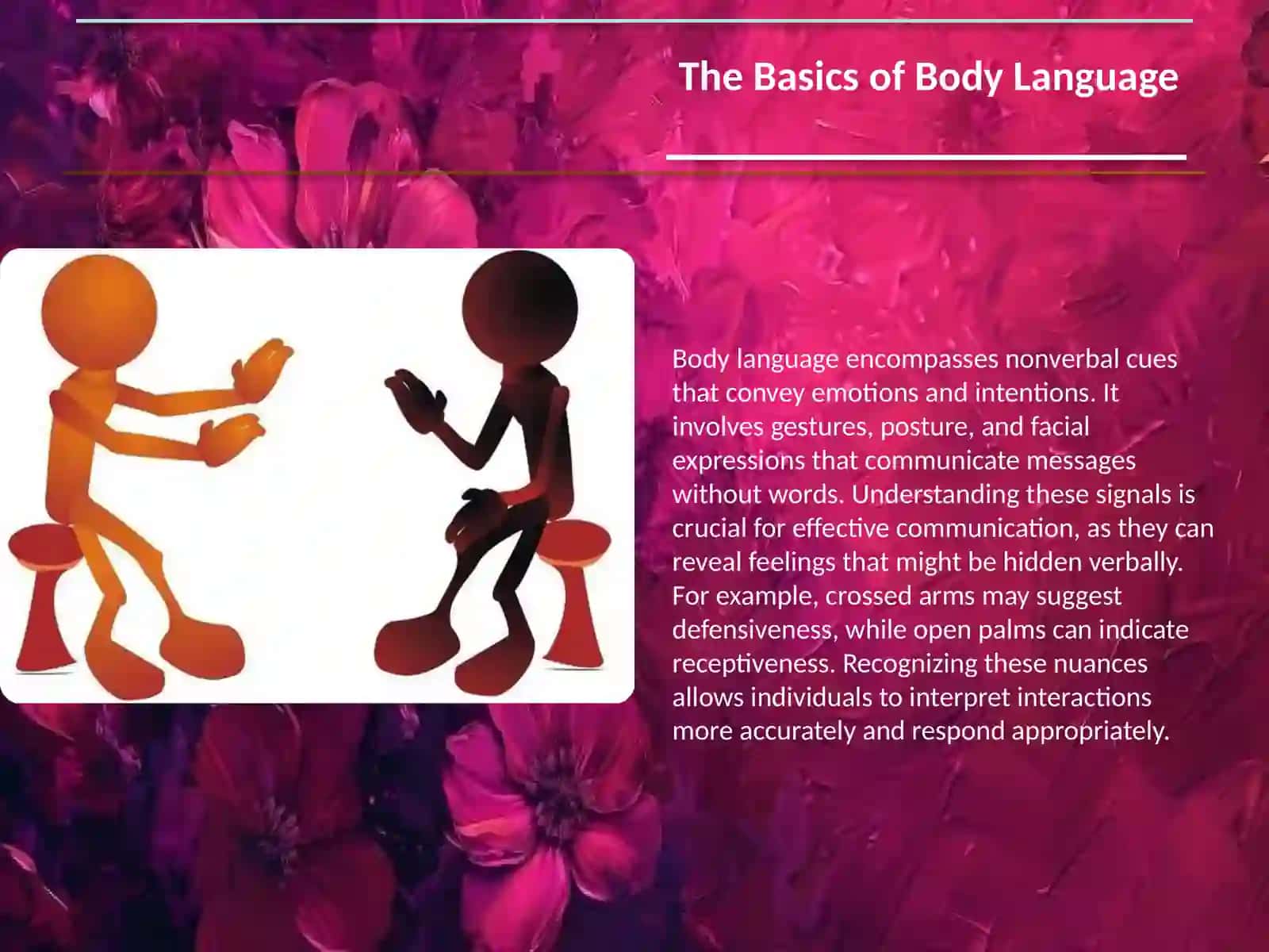 Understanding culture - interpreting body language 2