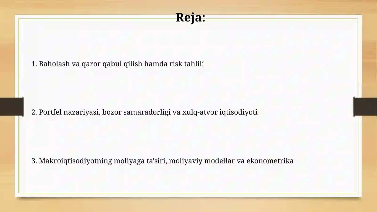 Iqtisodiy tahlil va moliya fanining tutash jihatlari 2