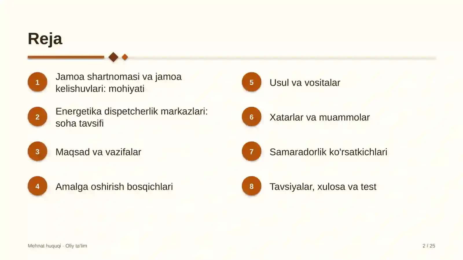 energetika dispetcherlik markazlarida jamoa shartnomasi va jamoa kelishuvlari 1622 2