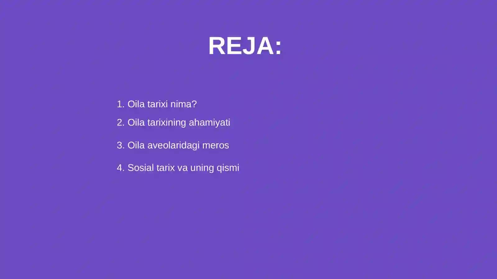 Oila tarixi va ijtimoiy tarix 2
