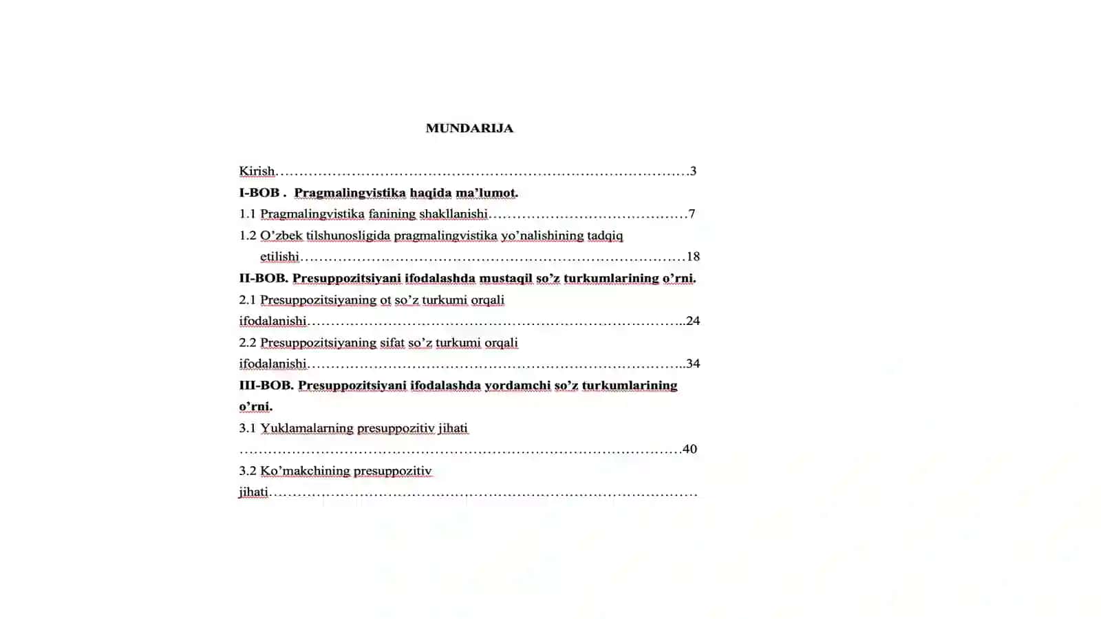 Badiiy asarlarda presuppozitsiyani ifodalovchi lingvistik vositalar 2
