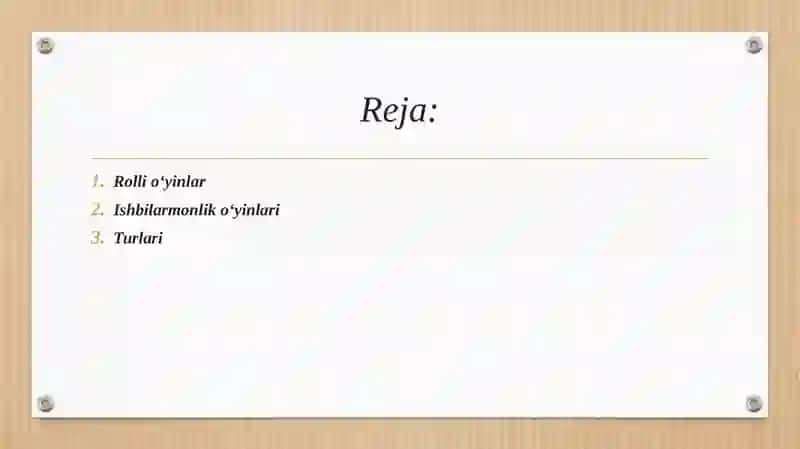 Rolli o‘yinlar va ularning ishbilarmonlik o‘yinlaridan farqi 2