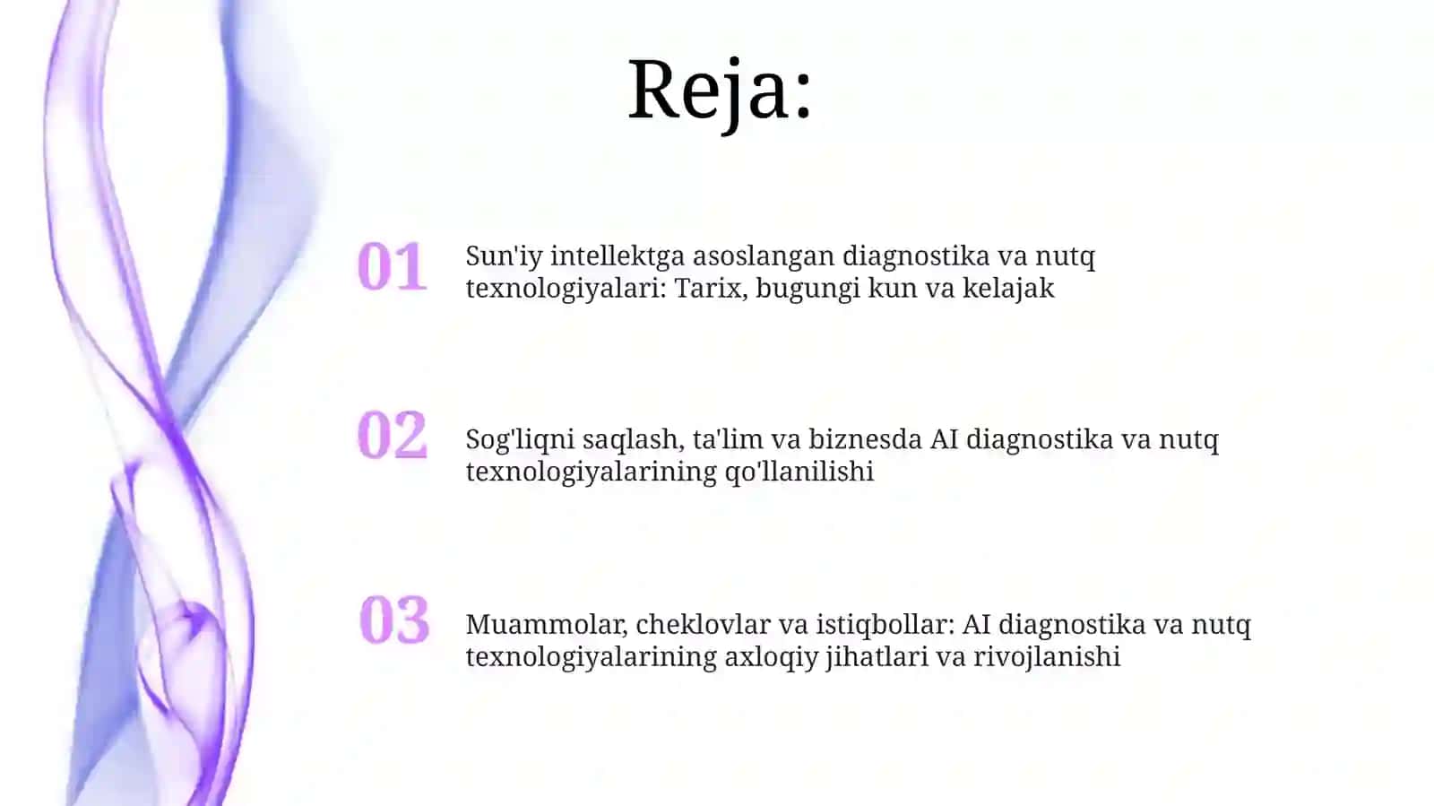 Sun'iy intellektga asoslangan diagnostika va nutq texnologiyalari 2