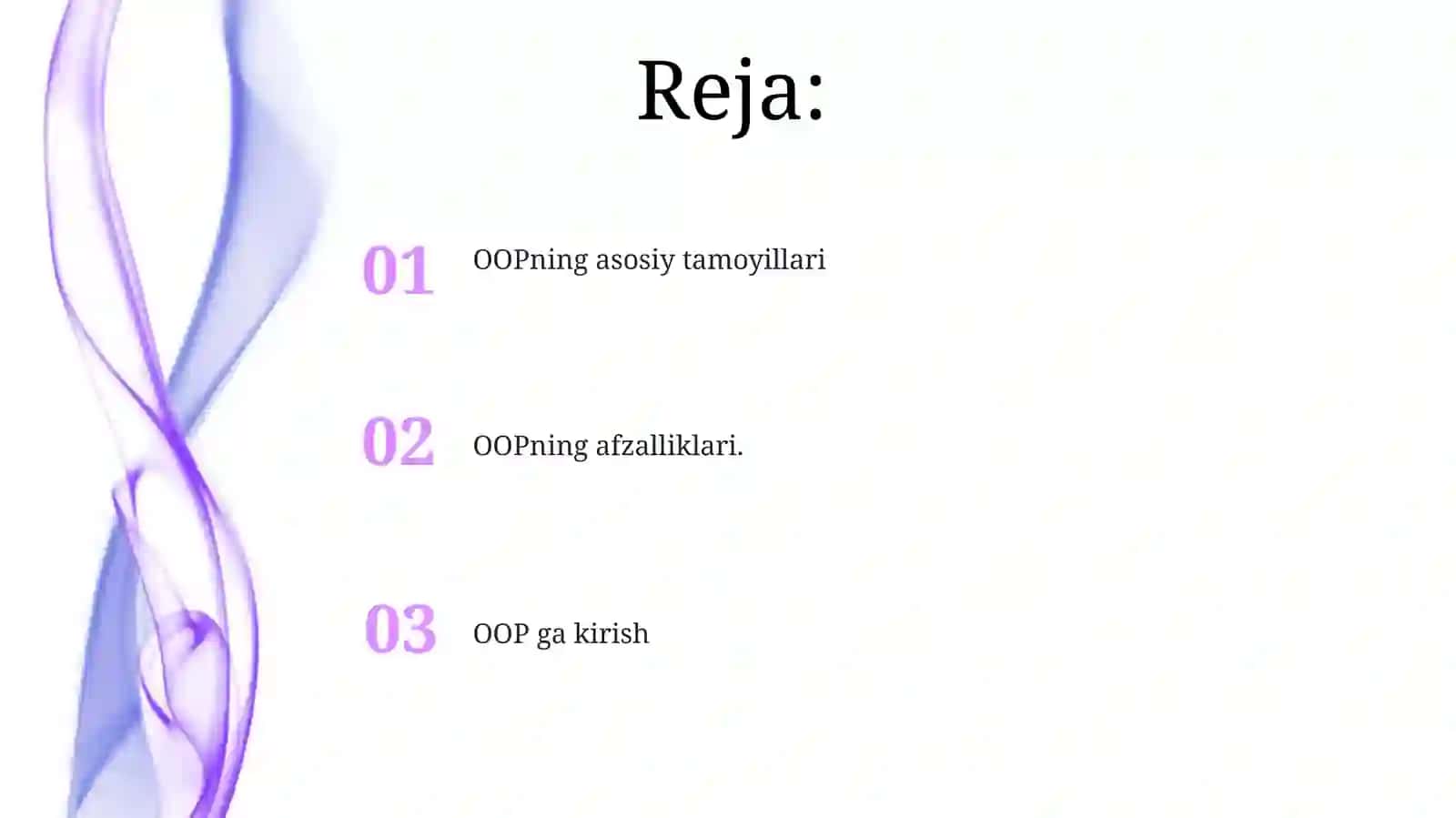 OOPga Kirish 2
