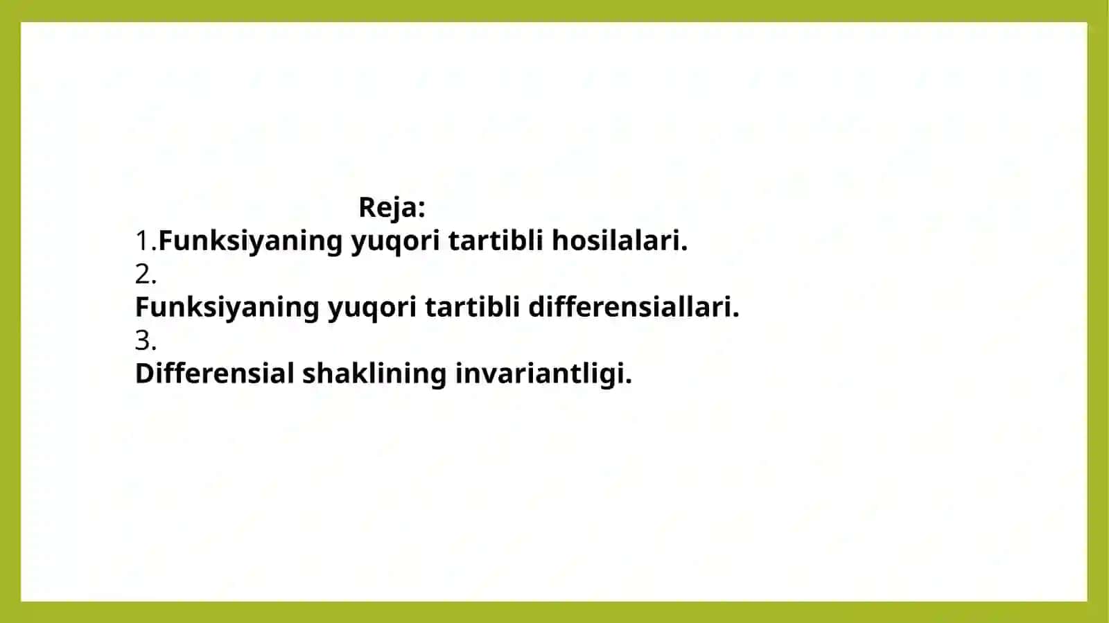 BirinchitartiblidifferensialTenglamalar 2