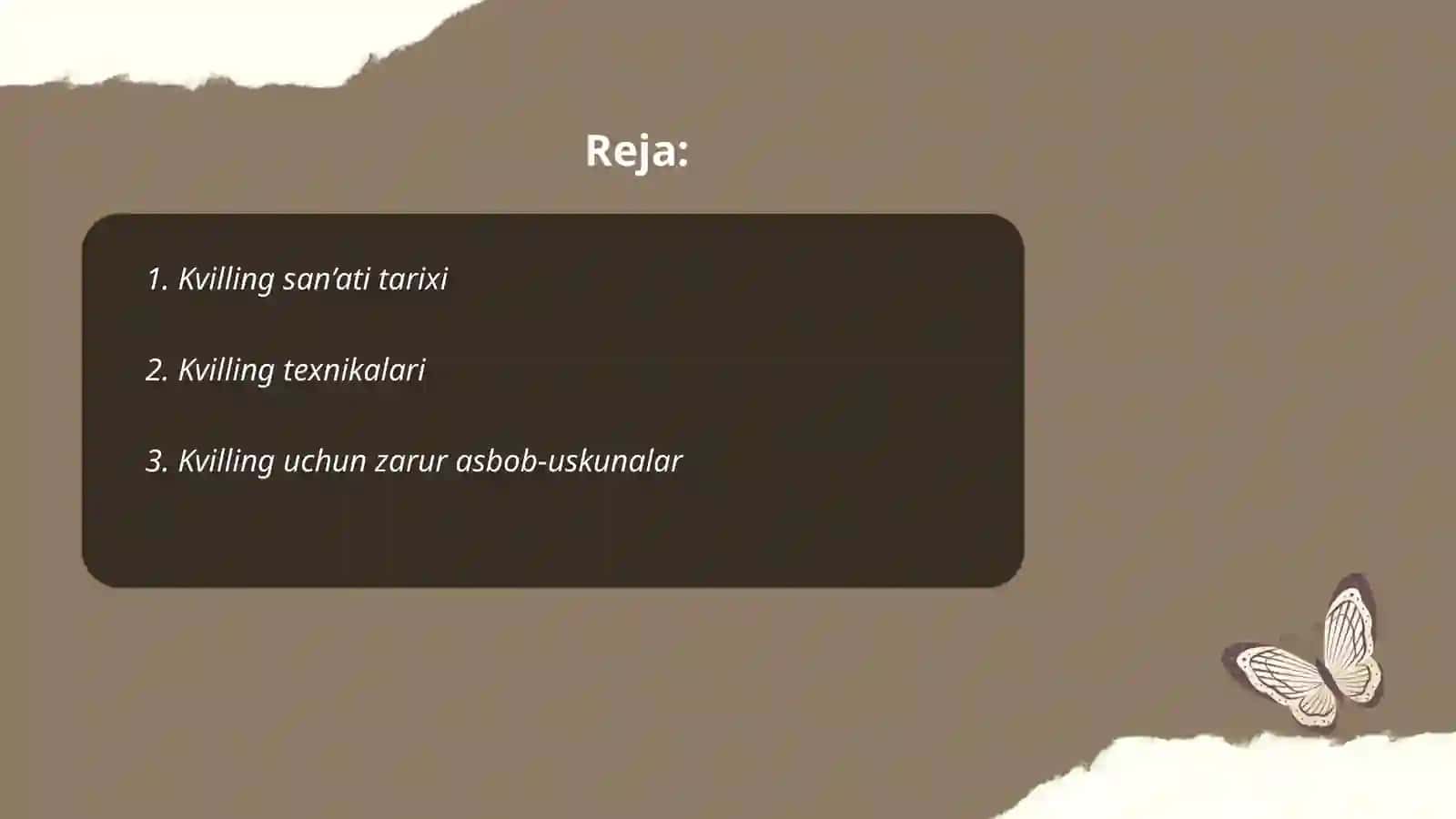 Kvilling san’ati tarixi 2