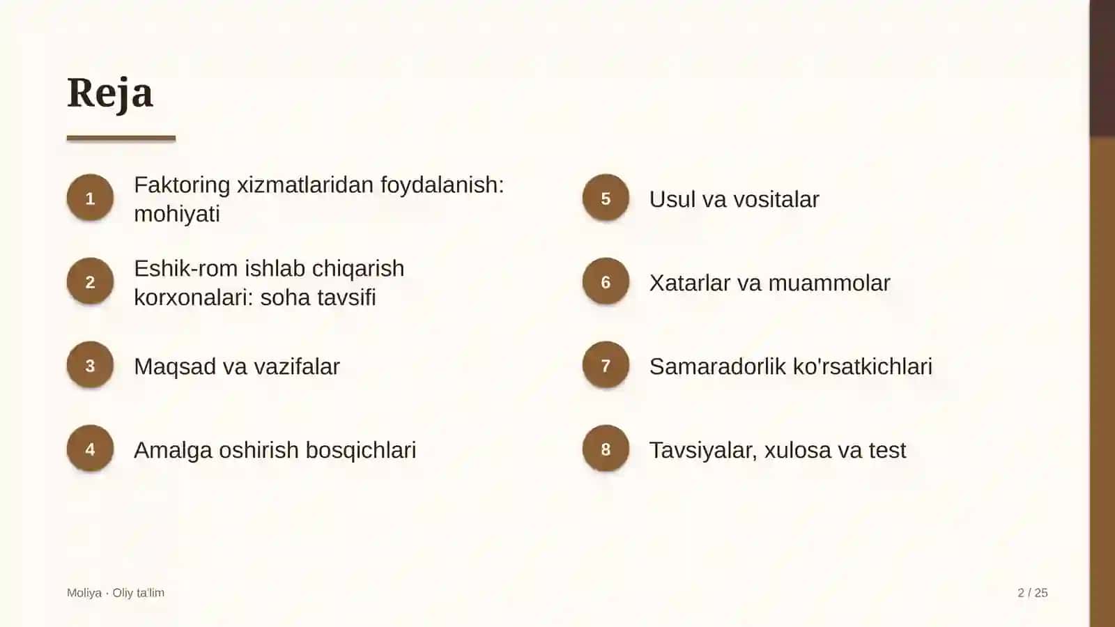 eshik rom ishlab chiqarish korxonalarida faktoring xizmatlaridan foydalanish 7643 2