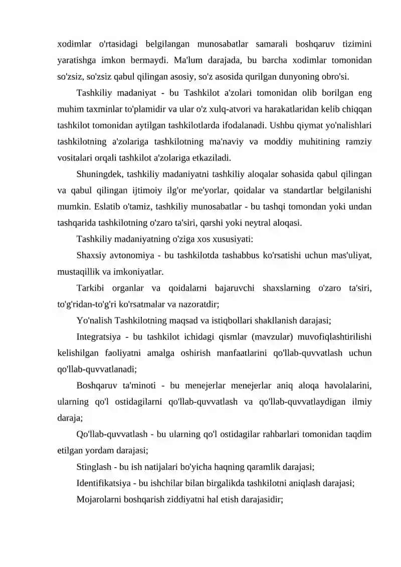 KORPARATIV MADANIYAT DIAGNOSTIKA INSTRUMENTLAR 2