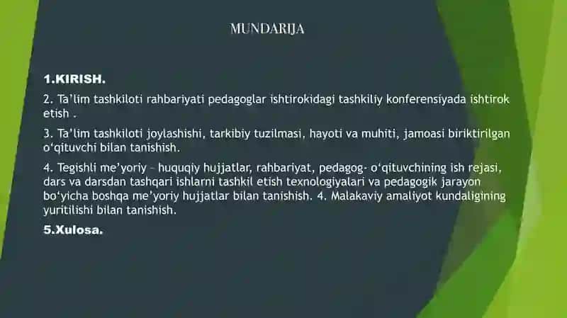 Karimxonova Ibodatbonuning Malakaviy Amaliyoti 2