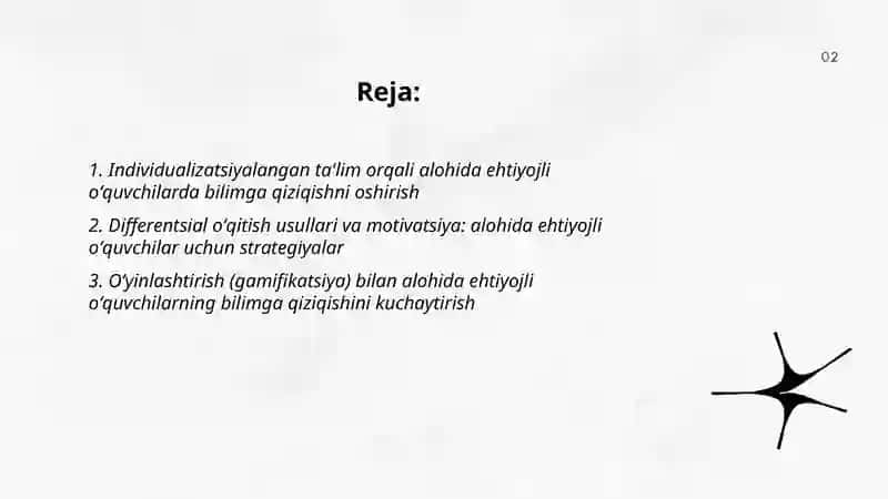 Individualizatsiyalangan ta'lim orqali alohida ehtiyojli oʻquvchilarda bilimga qiziqishni oshirish 2