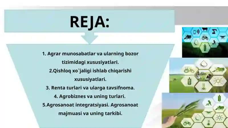 AGRAR MUNOSABATLAR VA AGROBIZNES 2