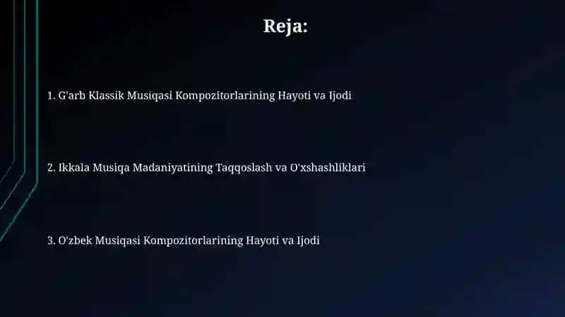 O'zbek Musiqasi Mualliflarining Hayoti va Ijodi 2