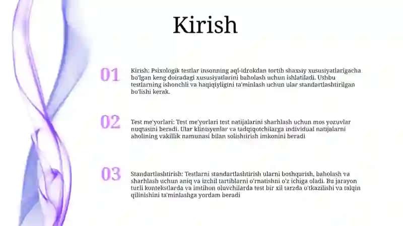 Test Normalari Va Standartlashtirish 2