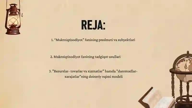 Makroiqtisodiyot faniga kirish 2