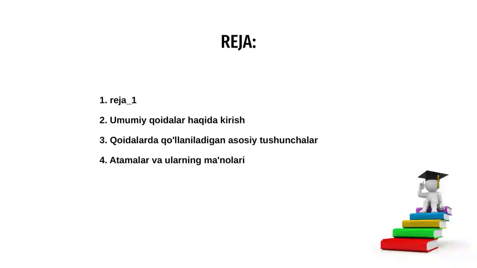 Umumiy qoidalar 2