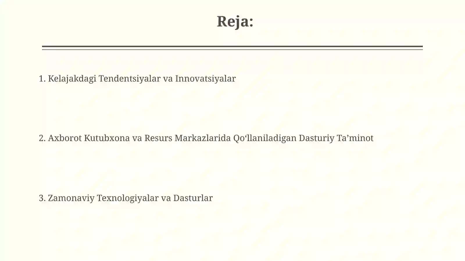 Zamonaviy kutubxona va resurs markazlari uchun dasturiy ta'minot 2