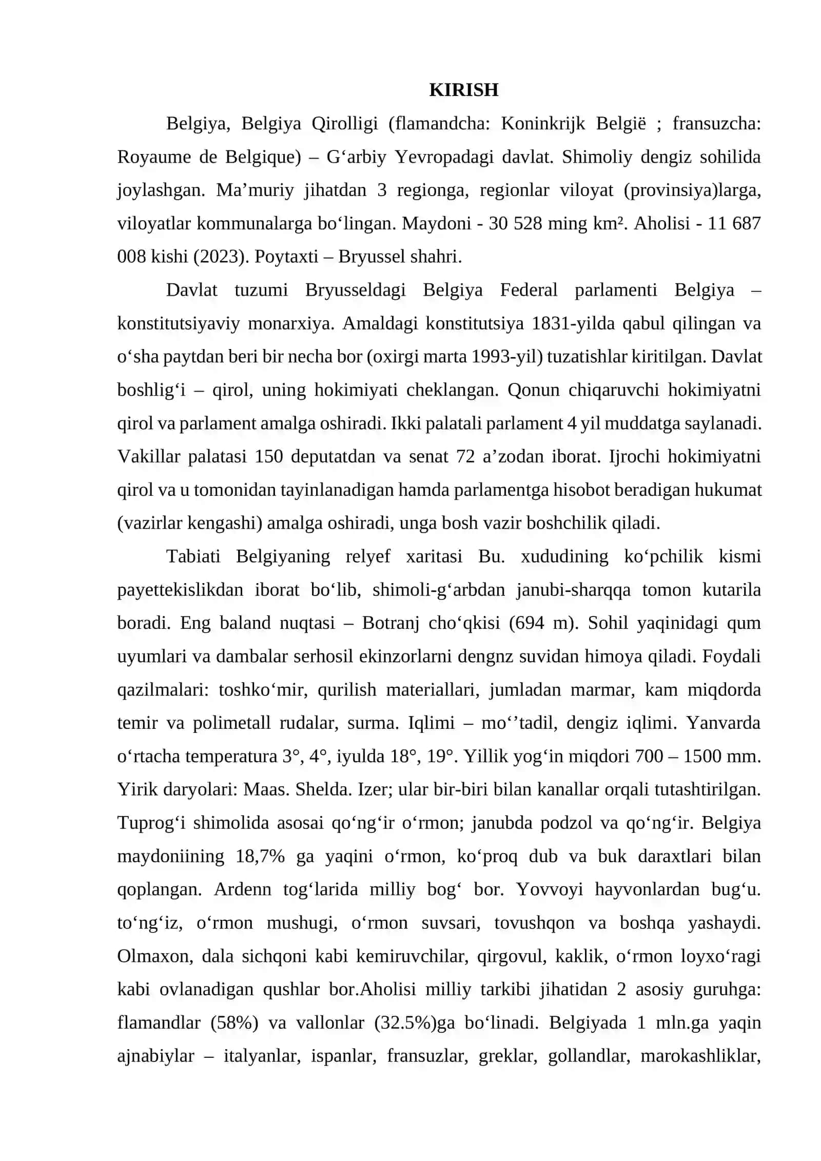 BELGIYA QIROLIGI 2