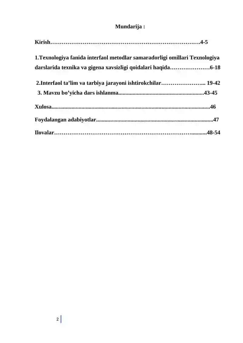 9-Sinf o ‘quvchilarga ’’Xalq hunarmandchiligi texnologiyasi bo ‘limini o ‘qitishda interfaol metodlardan foydalanish 2