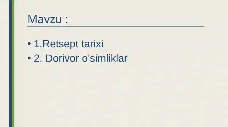 Lotin tili va Tibbiy terminologiya fanidagi mustaqil ishi 2