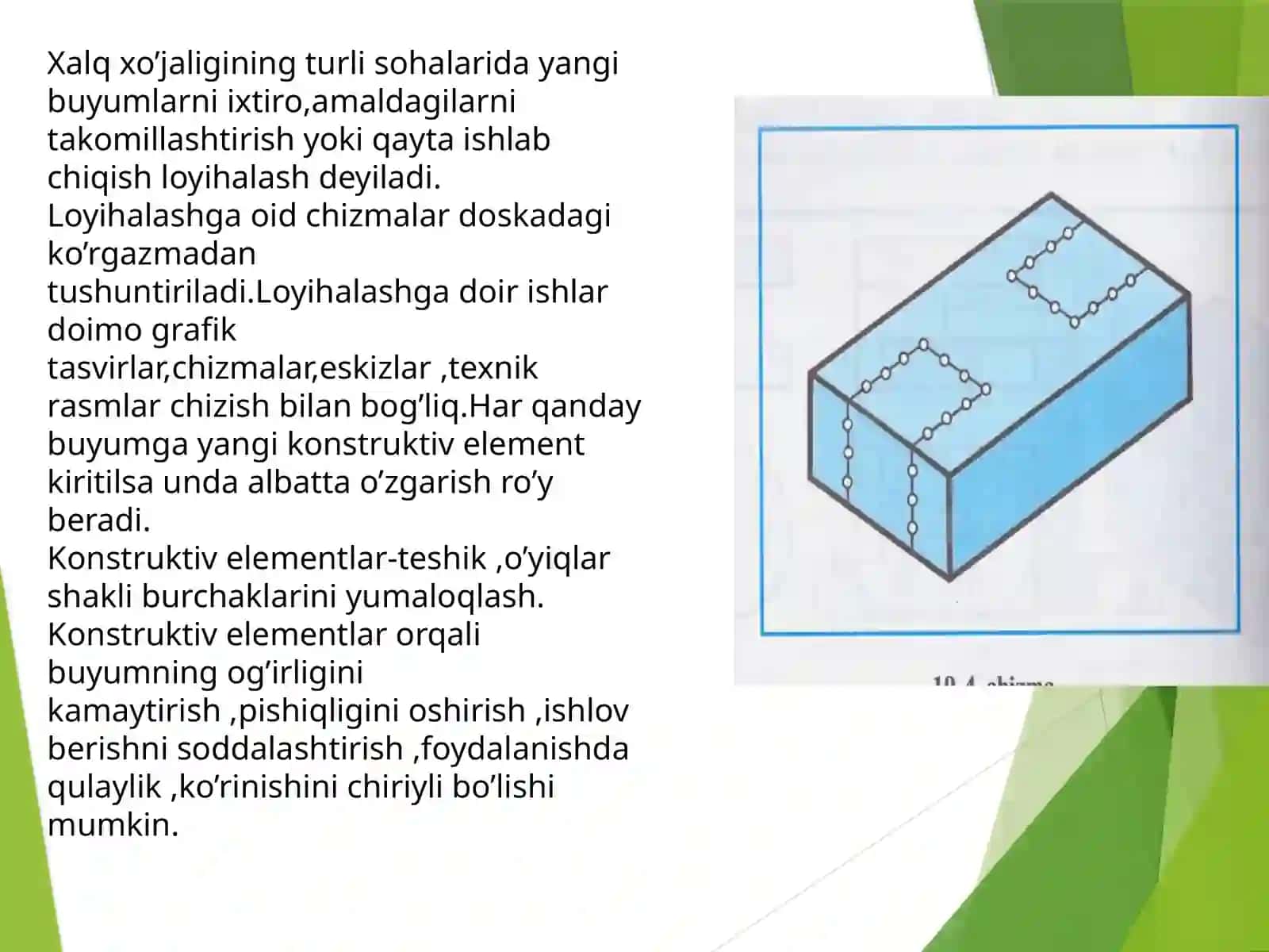 Detalning shaklini o'zgartirishga oid loyihalash.pptx 2