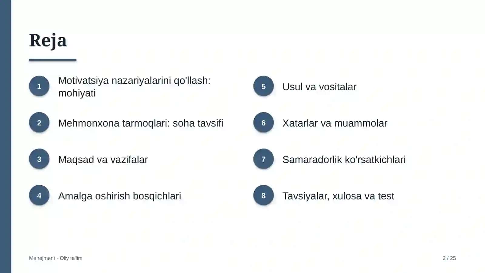 mehmonxona tarmoqlarida motivatsiya nazariyalarini qo'llash 9490 2