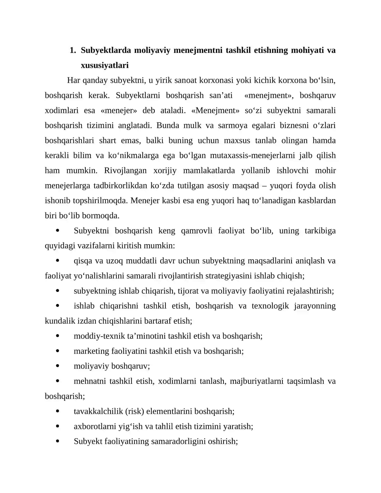 Moliyaviy menjmentning uslubiy asoslari 2