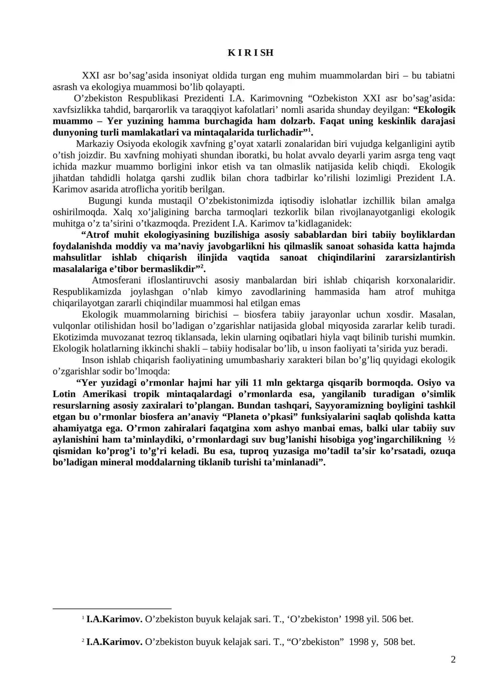Umumiy ekologiya 2