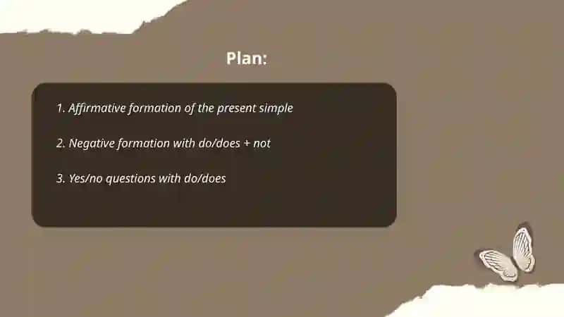 Present simple 2