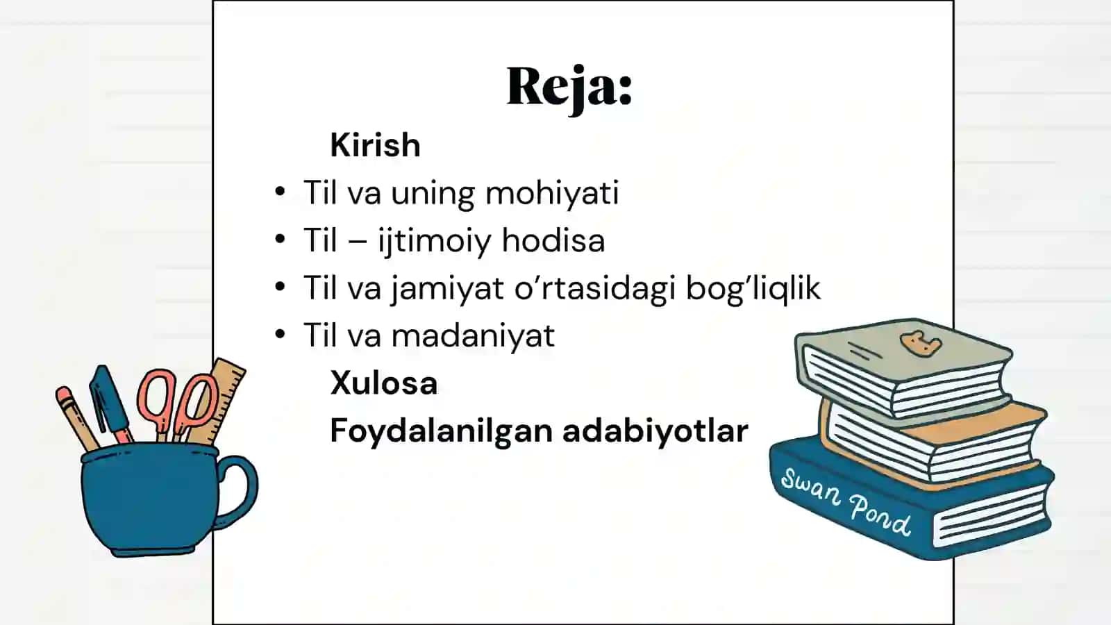 "Til - ijtimoiy hodisa" mavzusida taqdimot 2