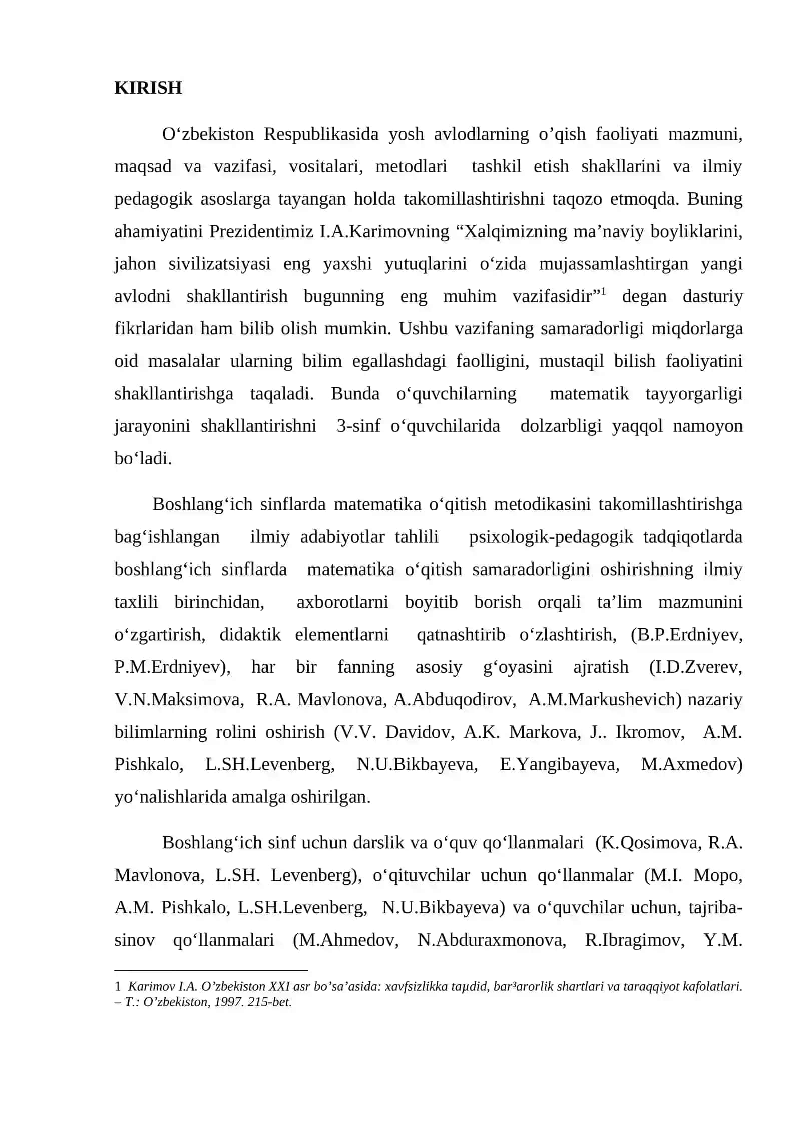 3-SINFLARDA MIQDORLARGA OID MAVZULAR VA ULARNI O`RGATISH METODIKASI 2