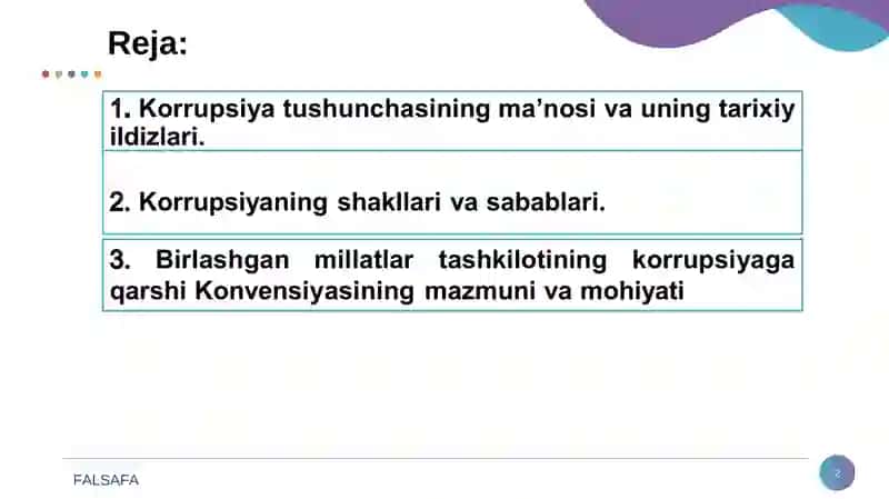 Korrupsiyaga qarshi kurashning jahon tajribasi 2