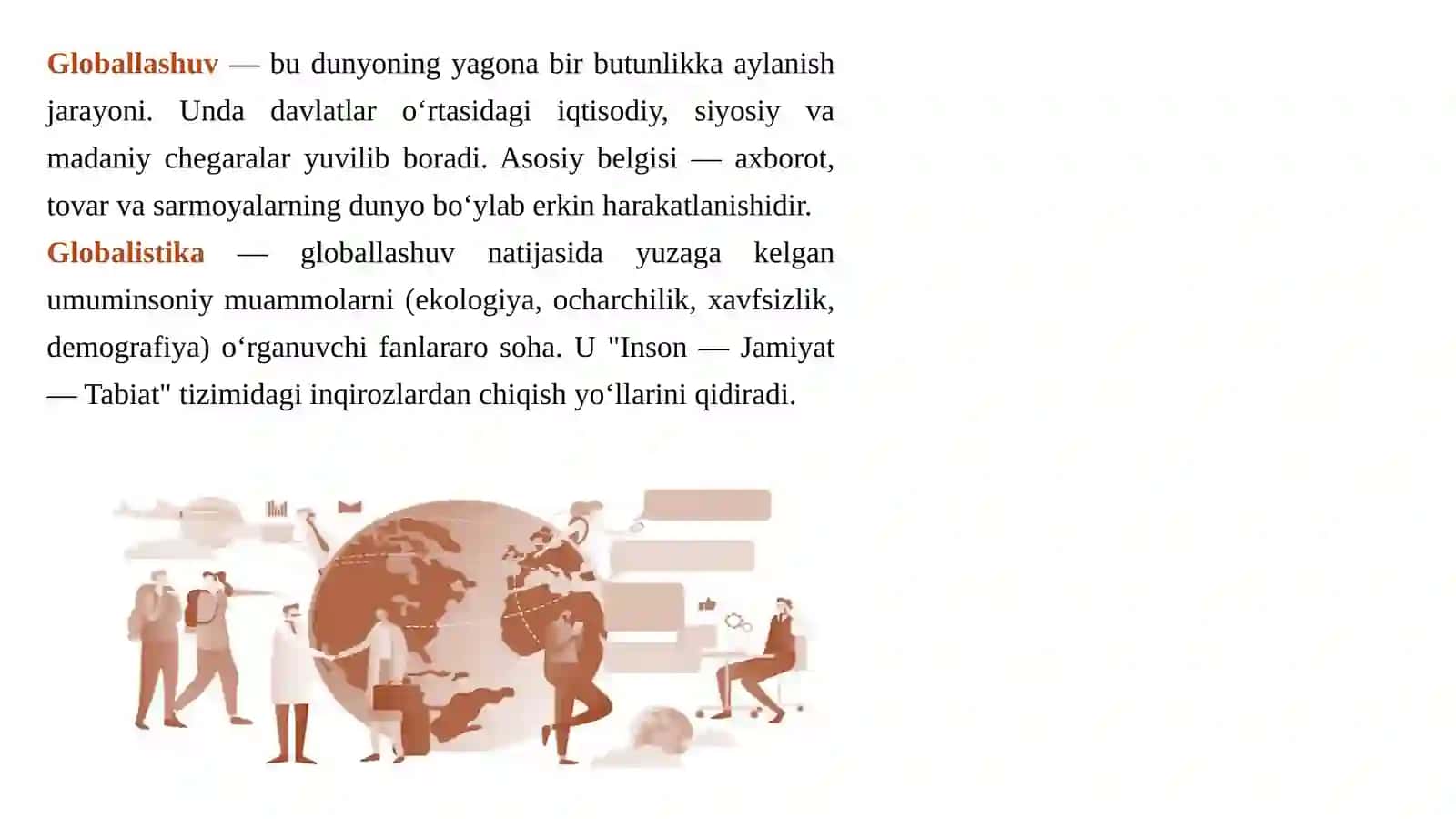 Globallashuv va global muammolarning falsafiy jihatlari 2