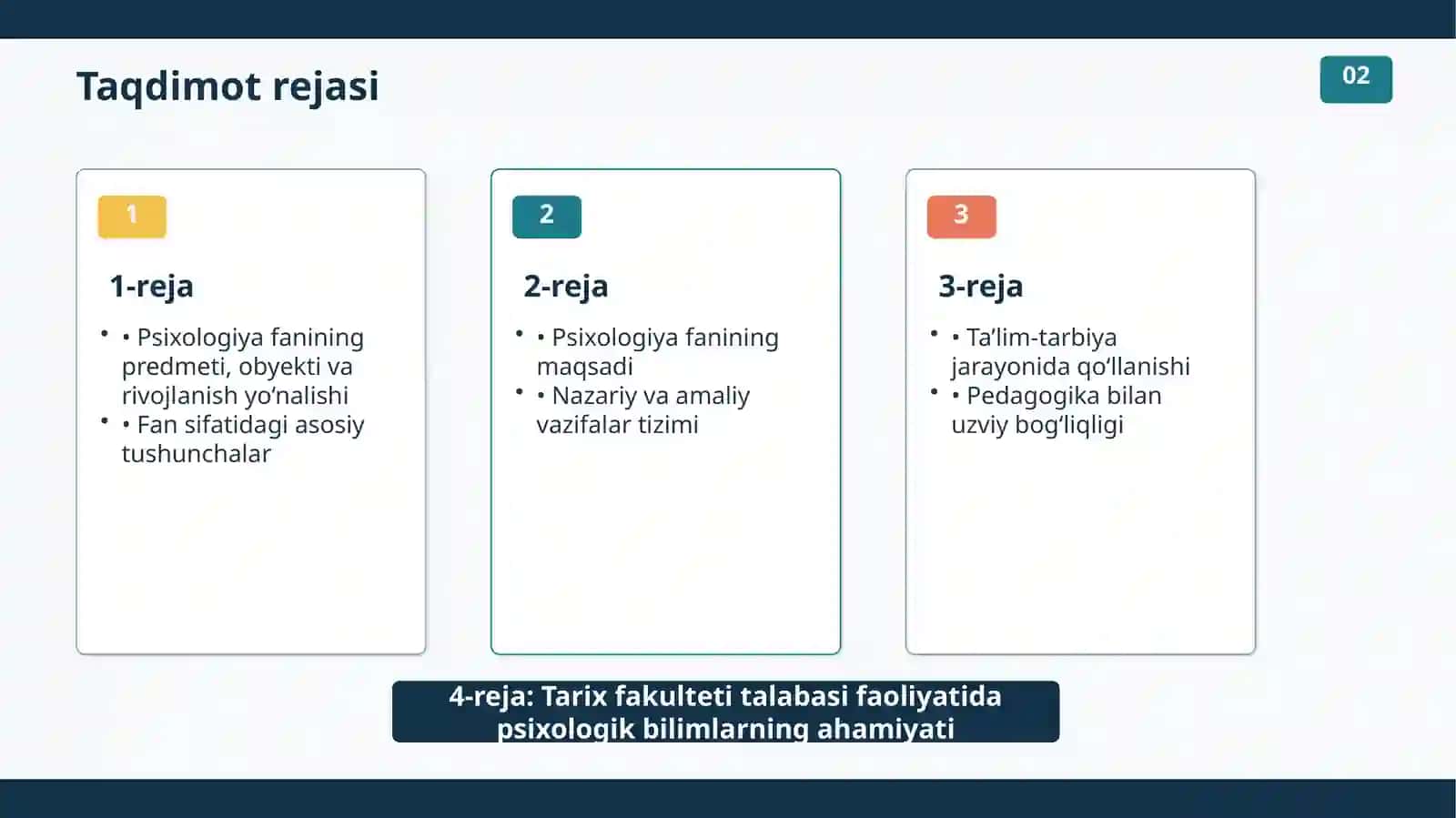 Umumiy psixologiya va pedagogika 2
