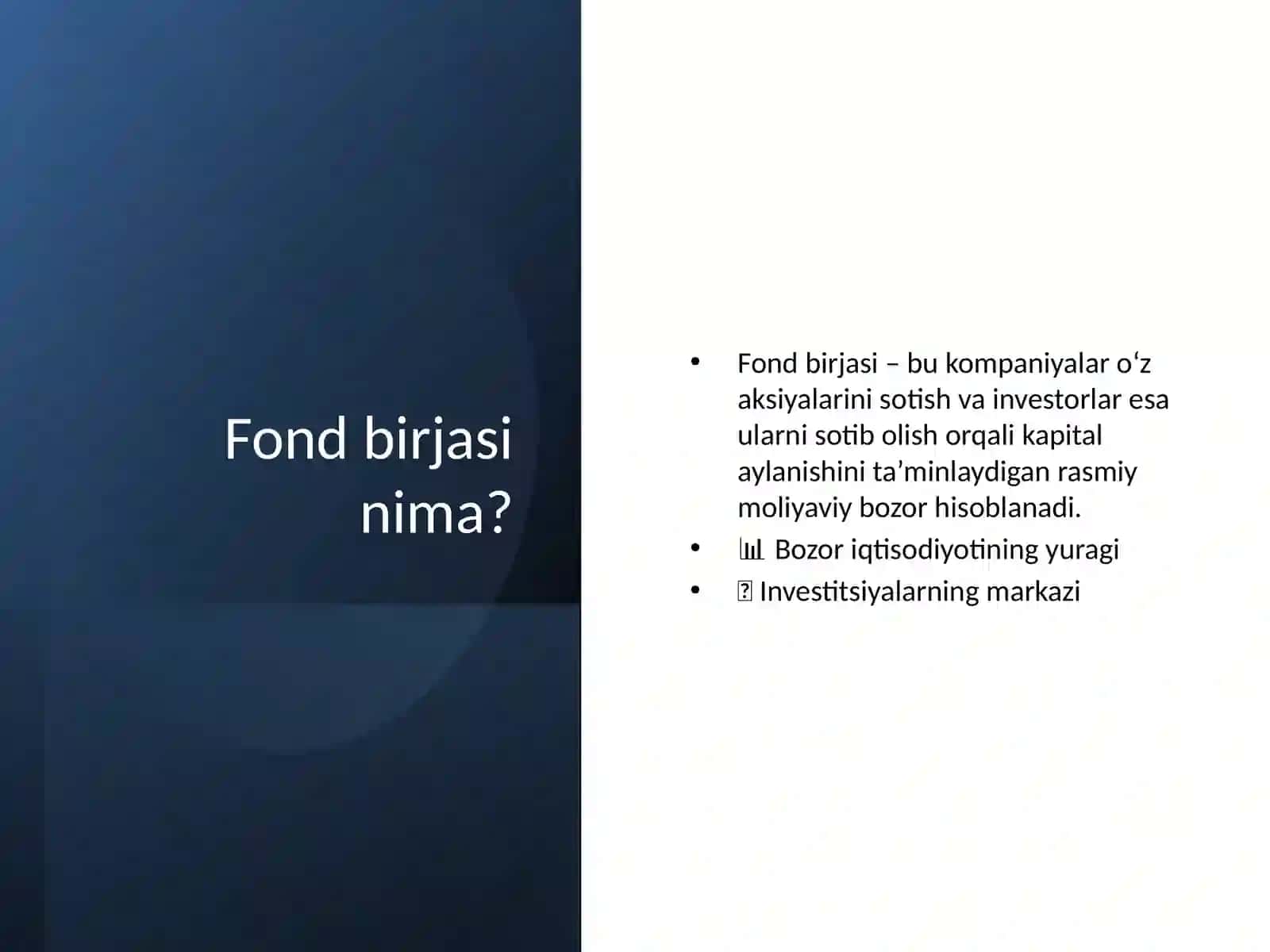 Fond birjasi 2
