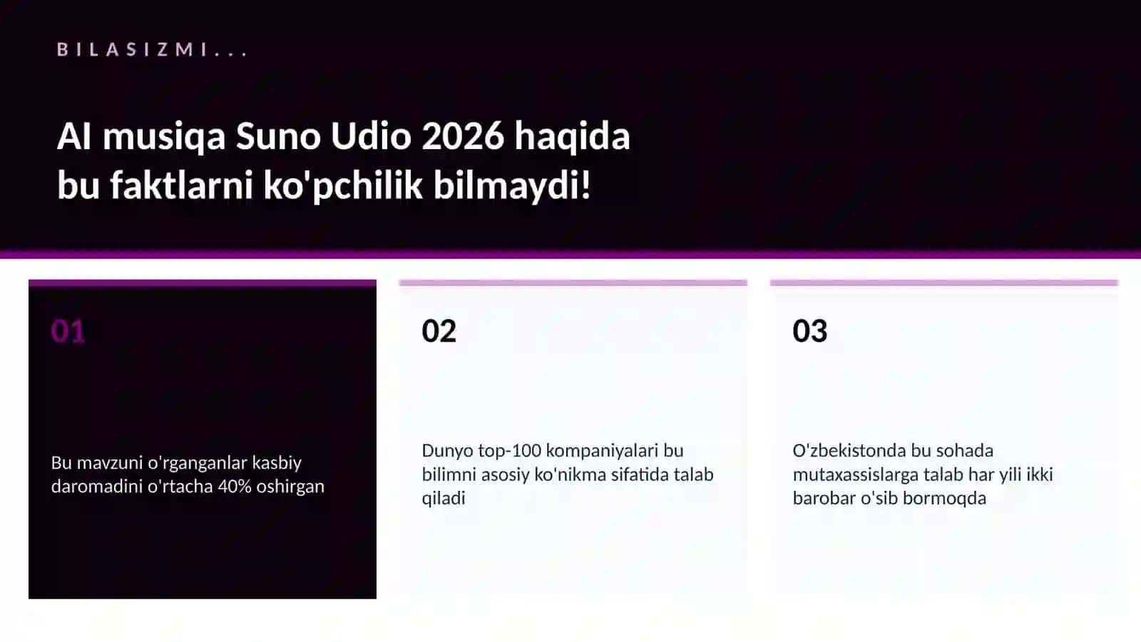 AI musiqa Suno Udio 2026 2