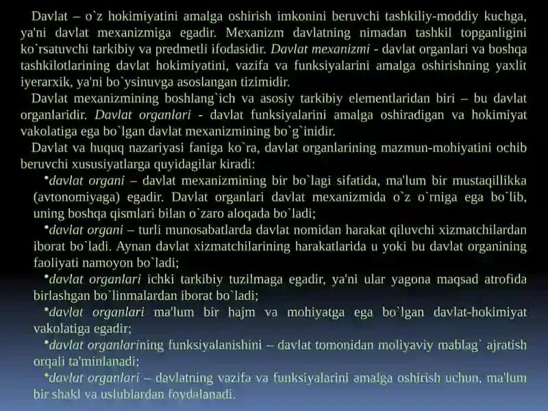 Davlat boshqaruvi organlari 2