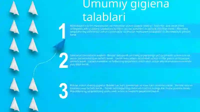 Maktabgacha Bolalar Muassasalari Va Maktablarga BoʻLgan Umumiy Gigiyenik Talablar 2