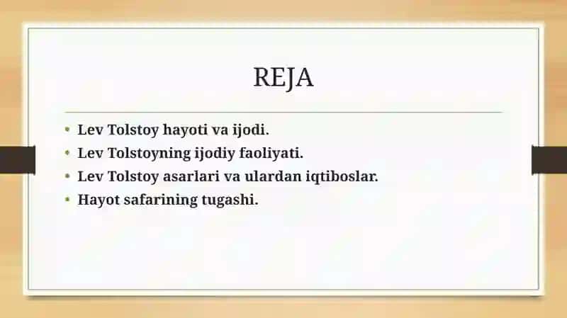 Lev Tolstoyning "Iqrornoma" asaridagi di ye'tiqodlarni tahliletish 2