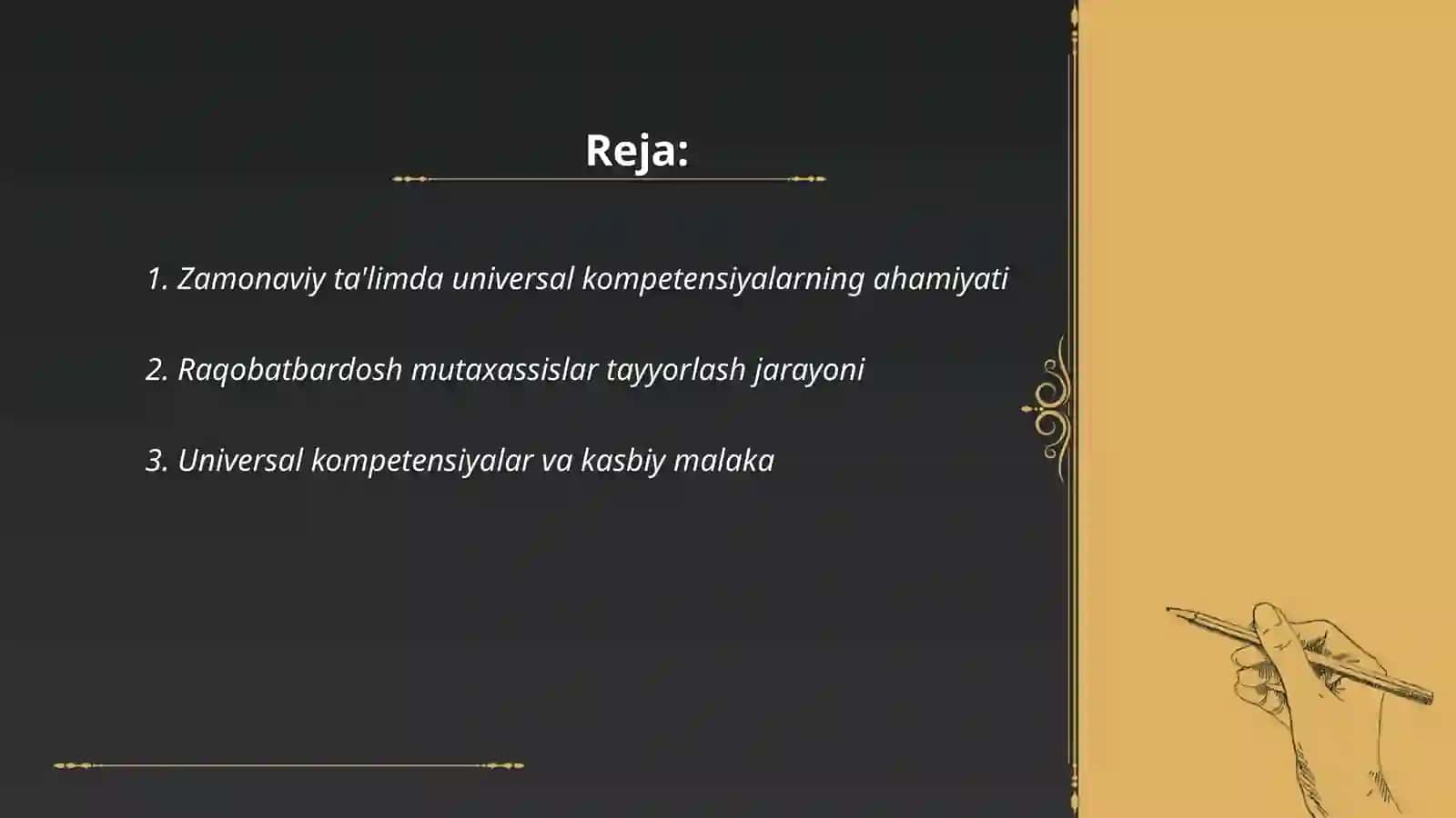 Boʻlajak mutaxassislarni tayyorlashda universal kompetensiyalarni rivojlantirish 2