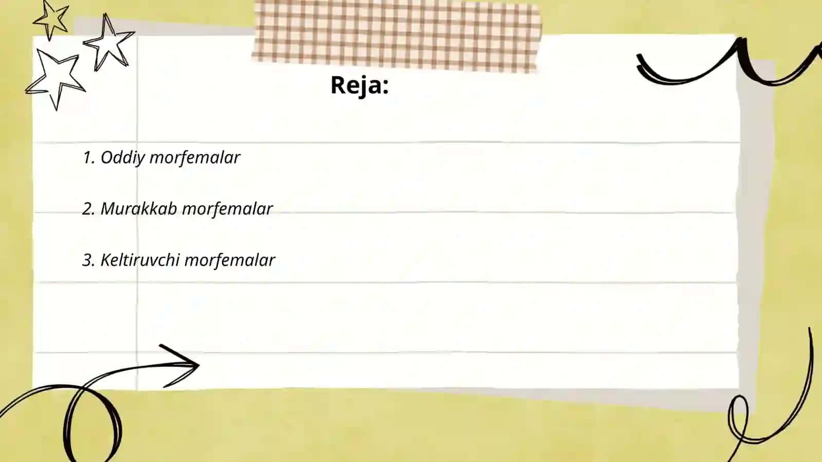 Morfemalarning tuzilishi va vazifasiga koʻra tasnifi 2